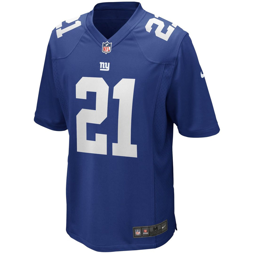Tiki Barber New York Giants Game Jersey - Royal Blue