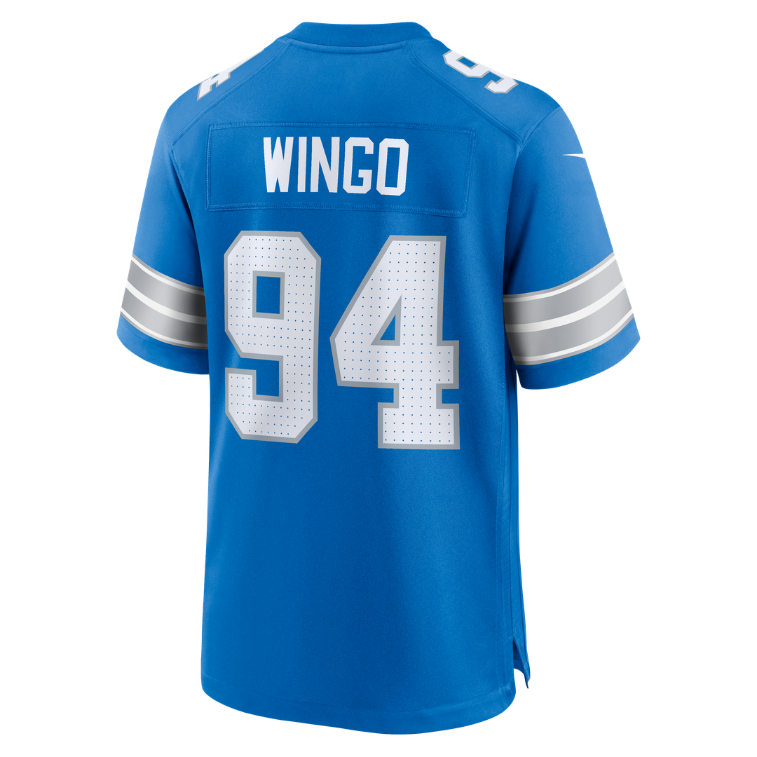 Mekhi Wingo Detroit Lions Game Jersey - Blue