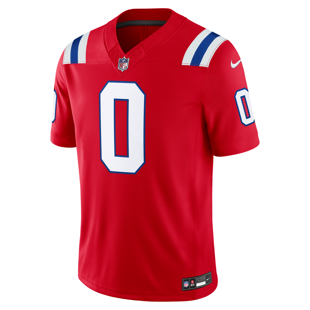 Christian Gonzalez New England Patriots Vapor F.U.S.E. Stitched Limited Jersey - White
