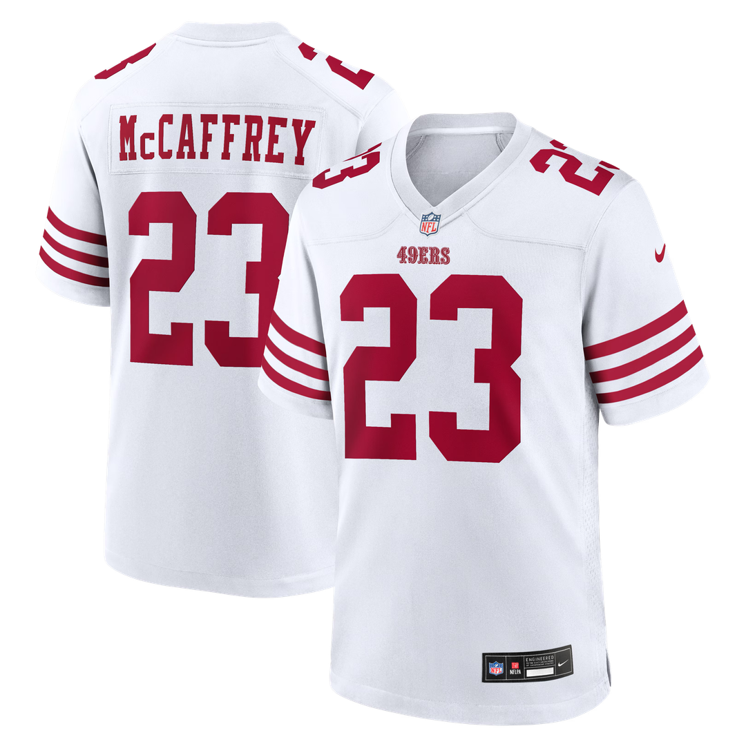 Christian McCaffrey San Francisco 49ers Game Jersey - White