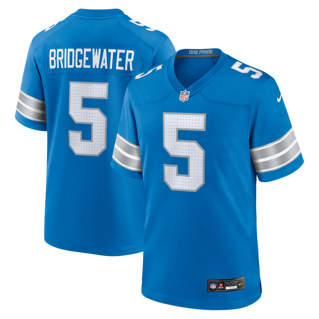 Teddy Bridgewater Detroit Lions Game Jersey - Blue