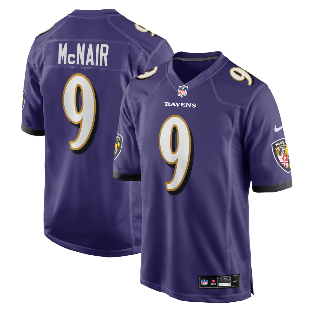 Steve McNair Baltimore Ravens Game Jersey - Purple