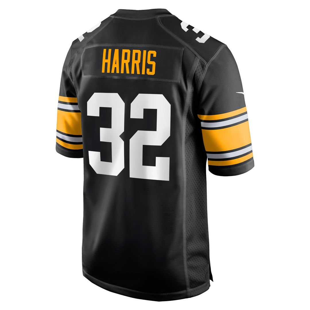 Franco Harris Pittsburgh Steelers Alternate Jersey - Black