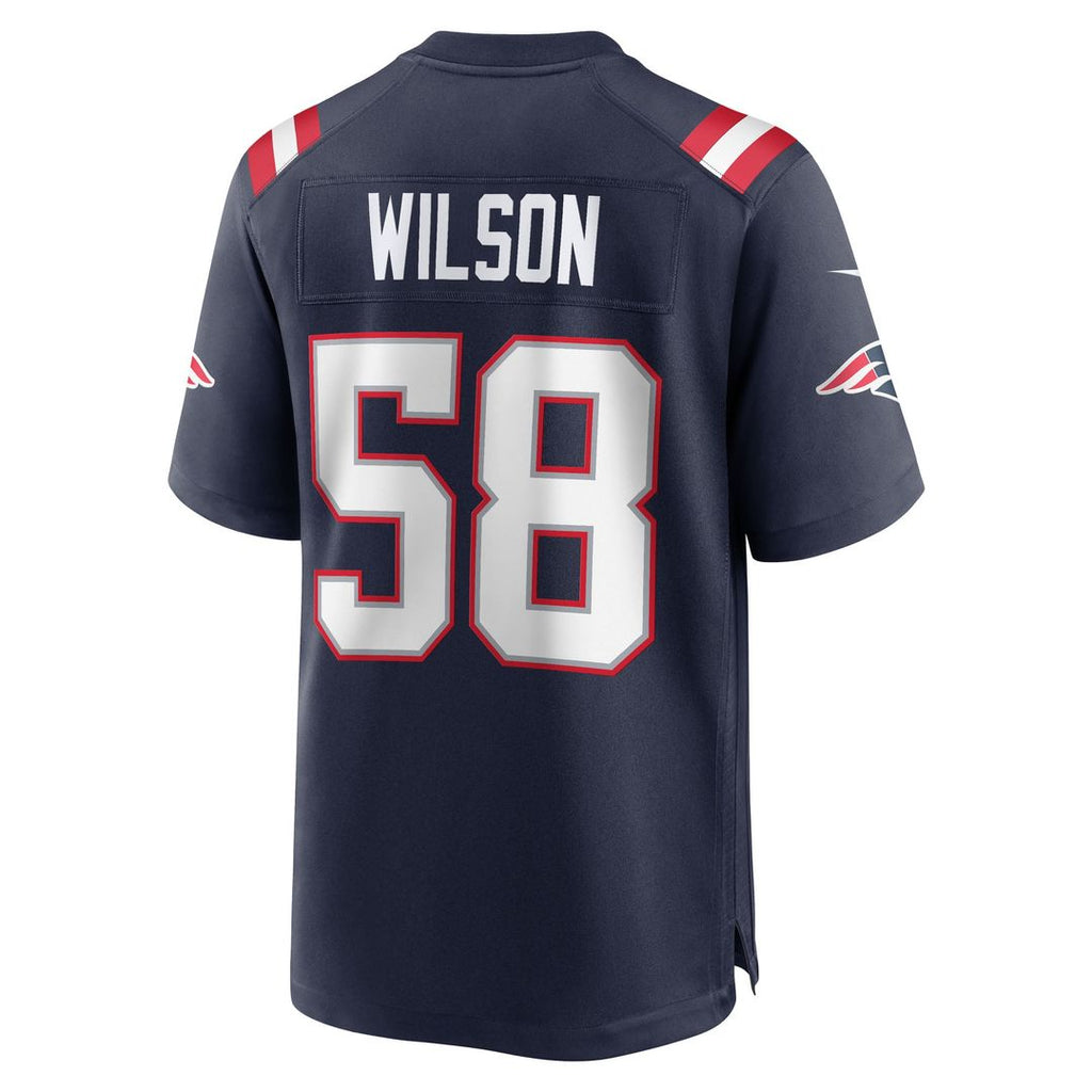 Jared Wilson New England Patriots Game Jersey - Navy