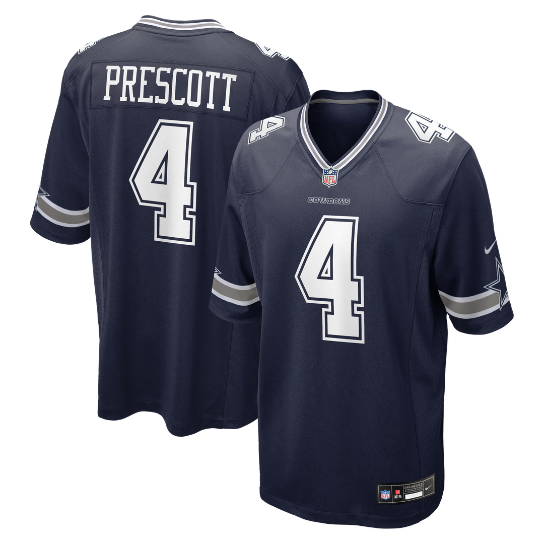Dak Prescott Dallas Cowboys Game Jersey - Navy