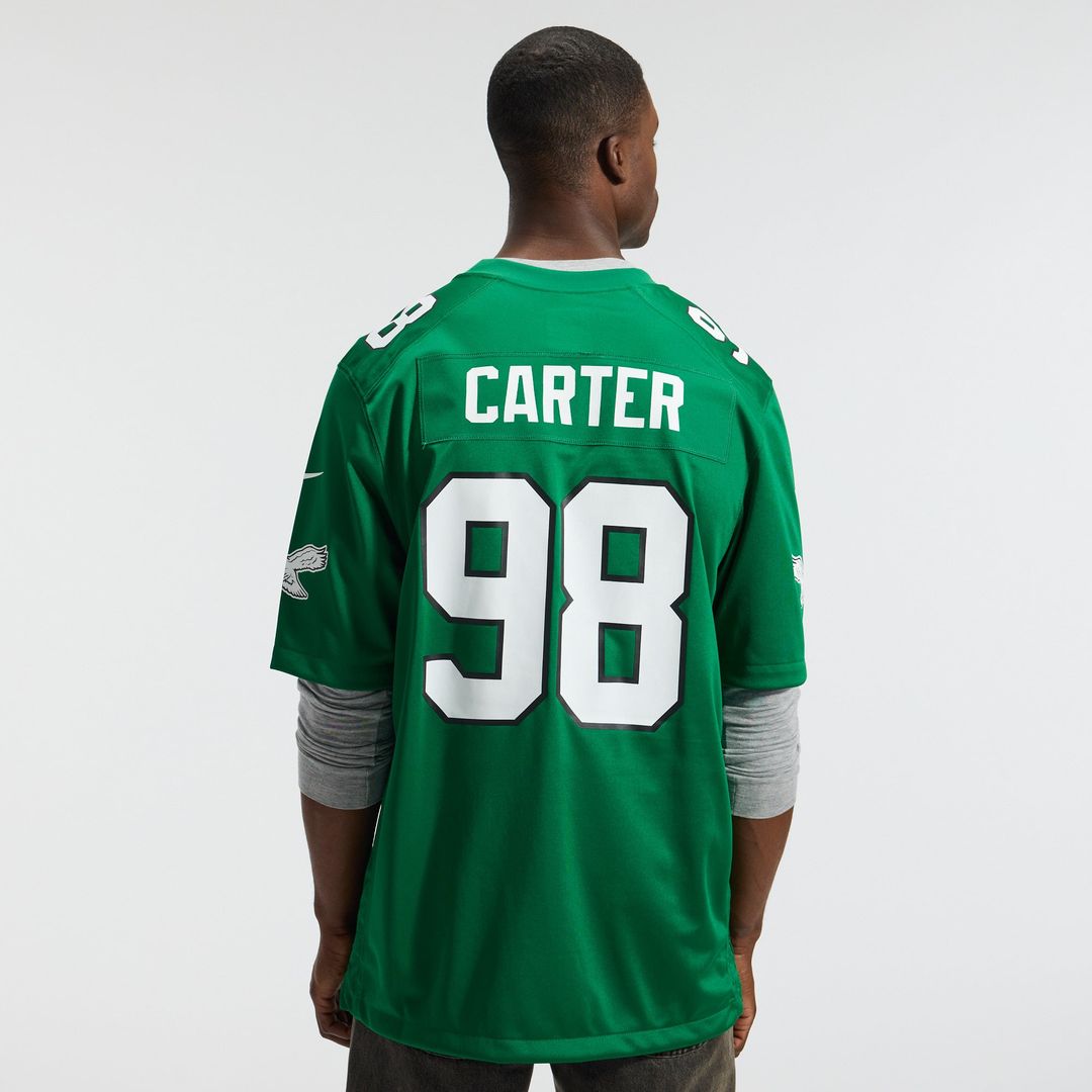 Jalen Carter Philadelphia Eagles Game Jersey - White