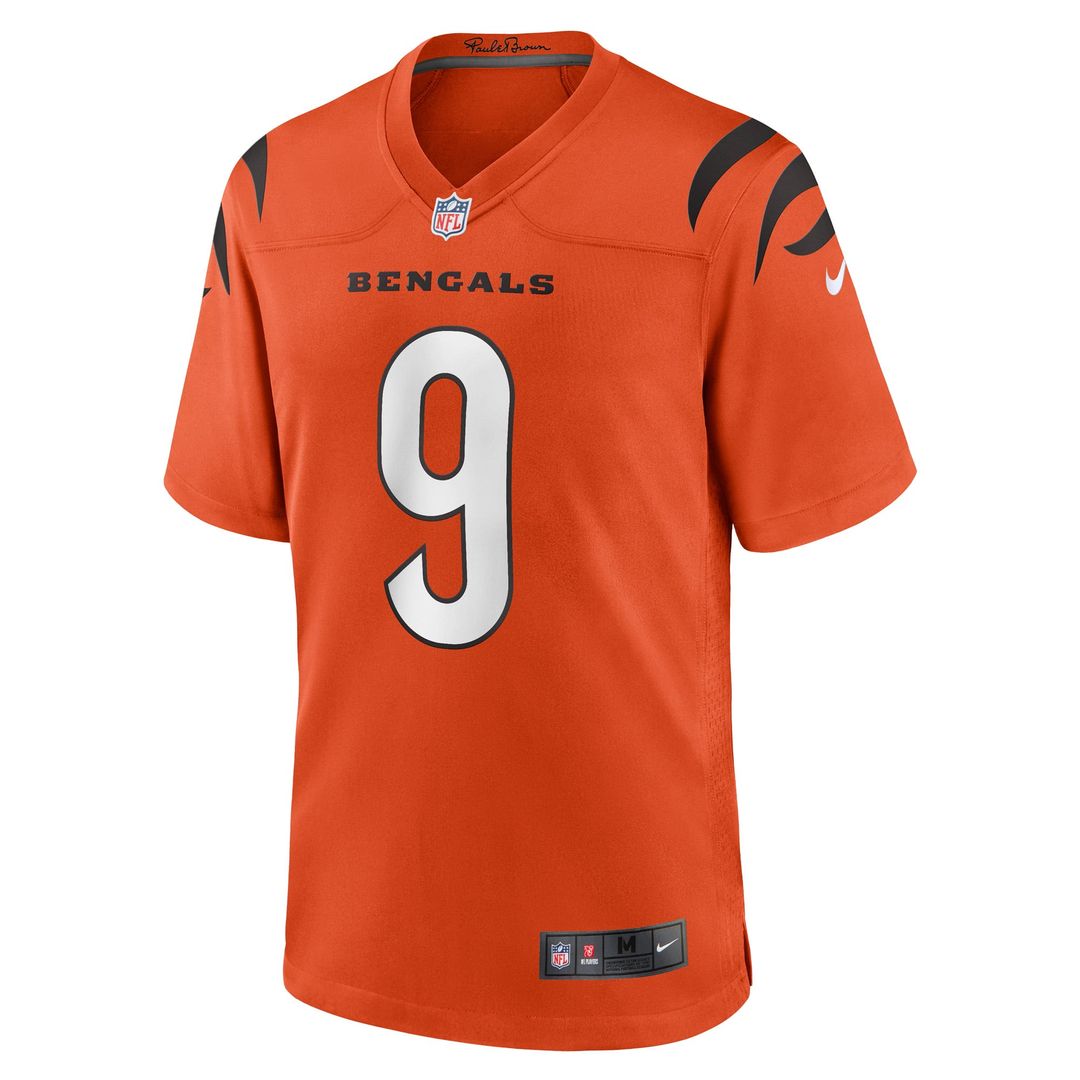 Joe Burrow Cincinnati Bengals Game Jersey - Black