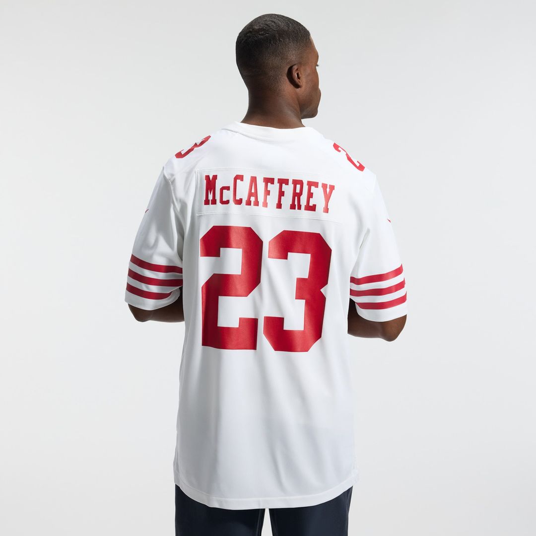 Christian McCaffrey San Francisco 49ers Game Jersey - Scarlet