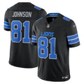 Calvin Johnson Detroit Lions Alternate Vapor F.U.S.E. Stitched Retired Limited Jersey - Black