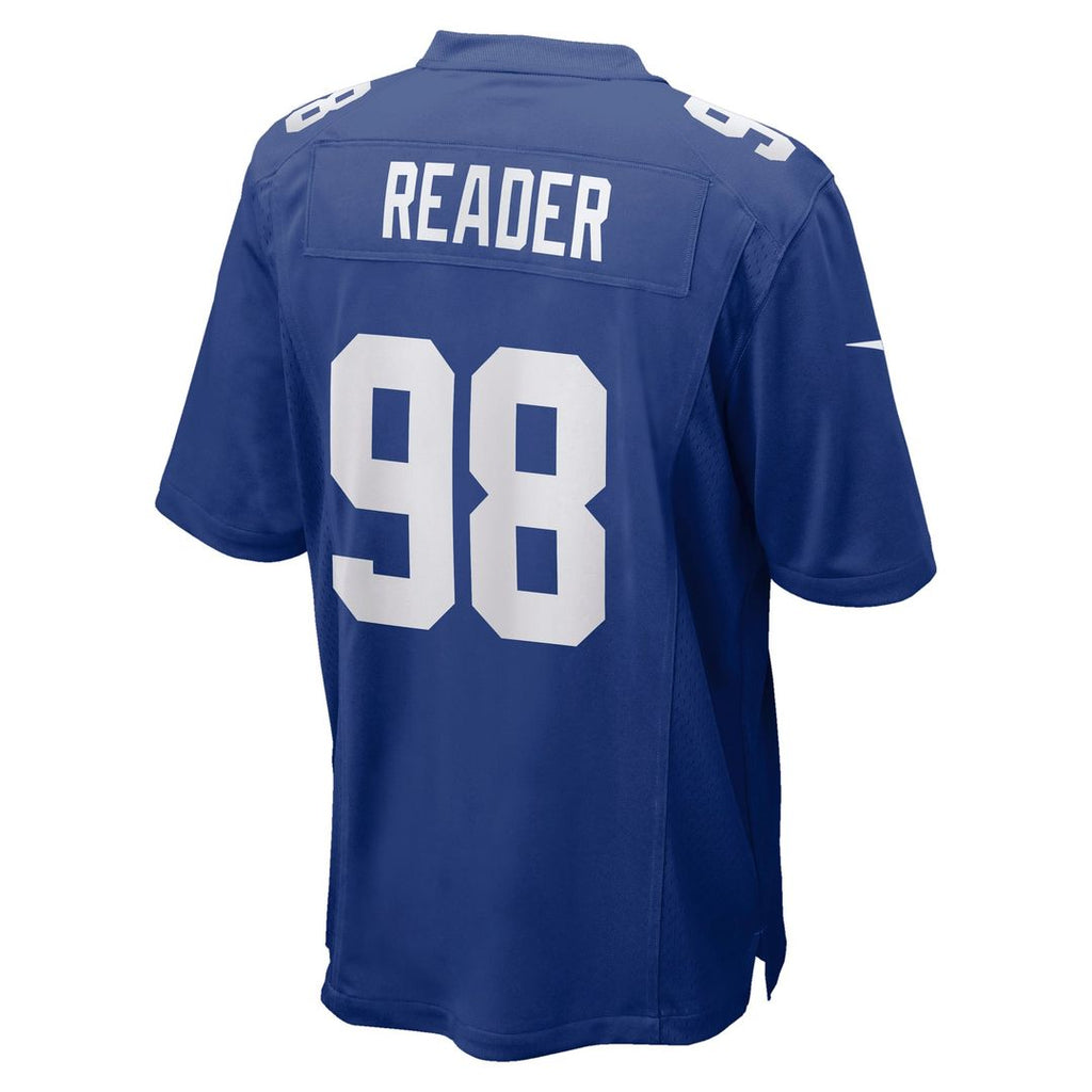D.J. Reader New York Giants Game Jersey - Royal Blue