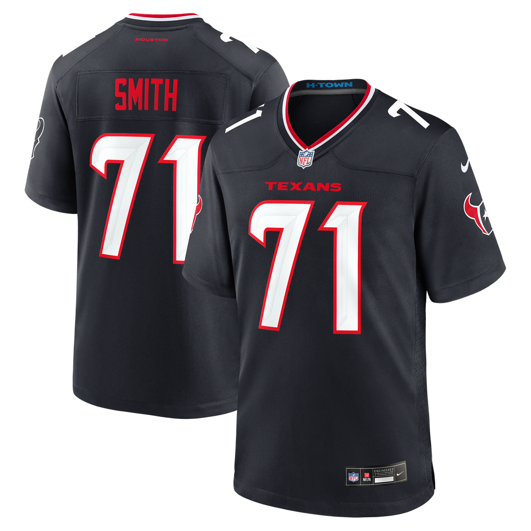 Braden Smith Houston Texans Game Jersey - Navy