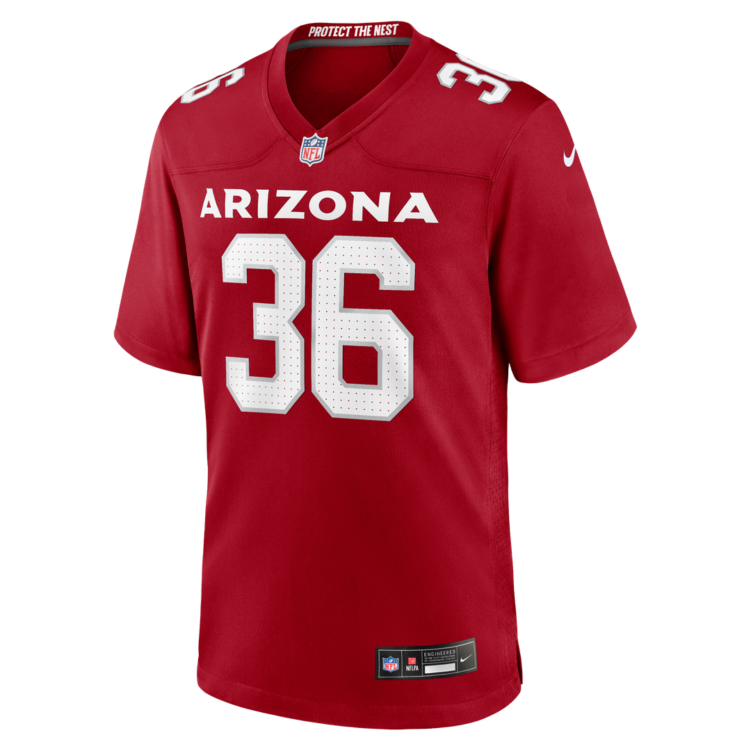 Kitan Crawford Arizona Cardinals Game Jersey - Cardinal