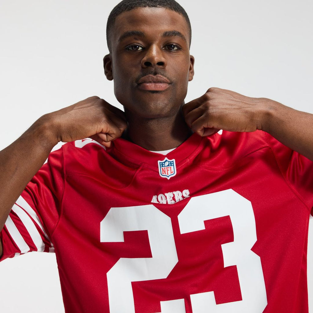 Christian McCaffrey San Francisco 49ers Game Jersey - Scarlet