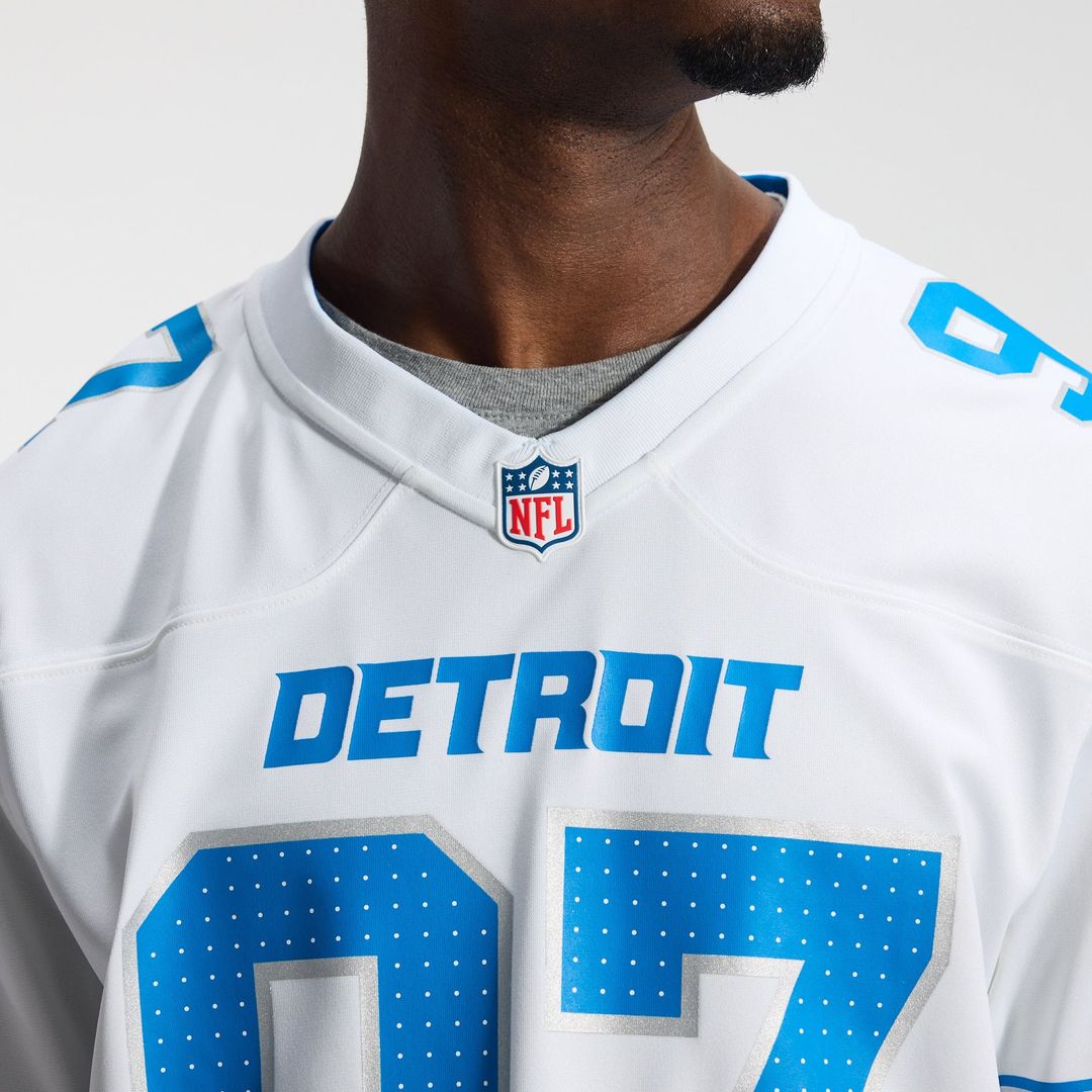 Aidan Hutchinson Detroit Lions 2nd Alternate Game Jersey - Black
