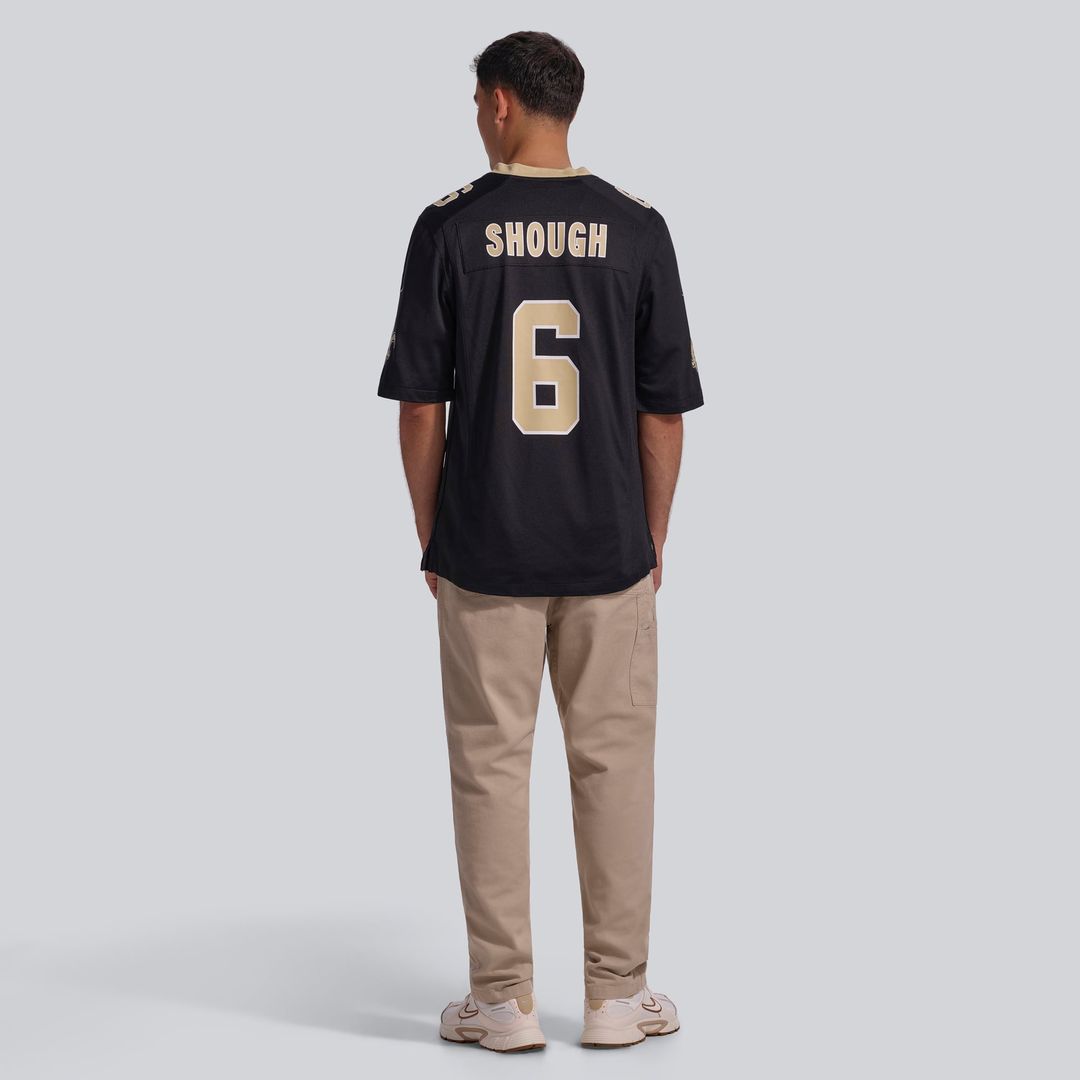 Tyler Shough New Orleans Saints Game Jersey - Black