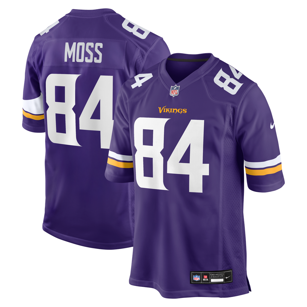 Randy Moss Minnesota Vikings Game Jersey - Purple