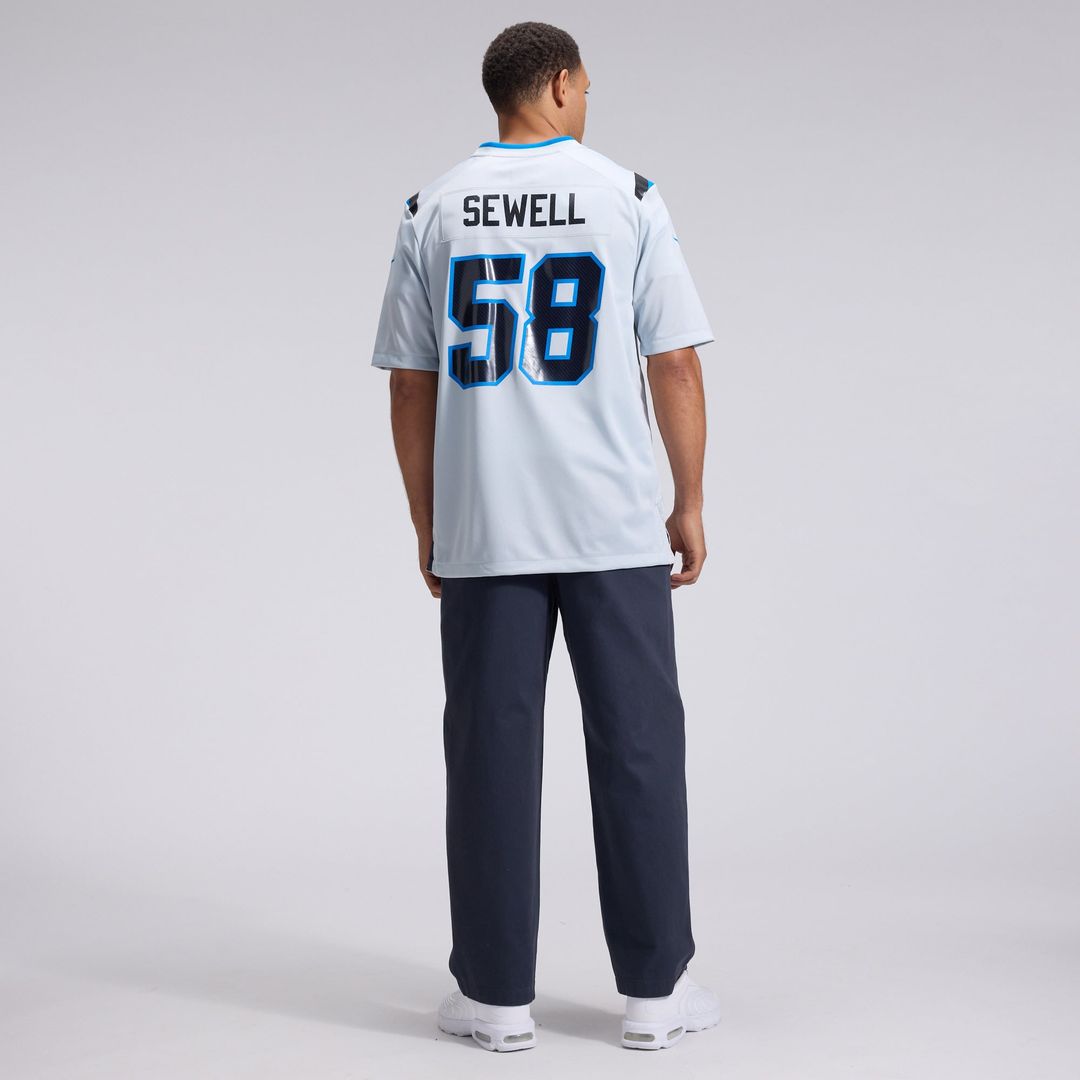 Penei Sewell Detroit Lions 2026 Rivalries Collection Game Jersey - Silver