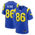 Max Klare Los Angeles Rams Game Jersey - Royal Blue