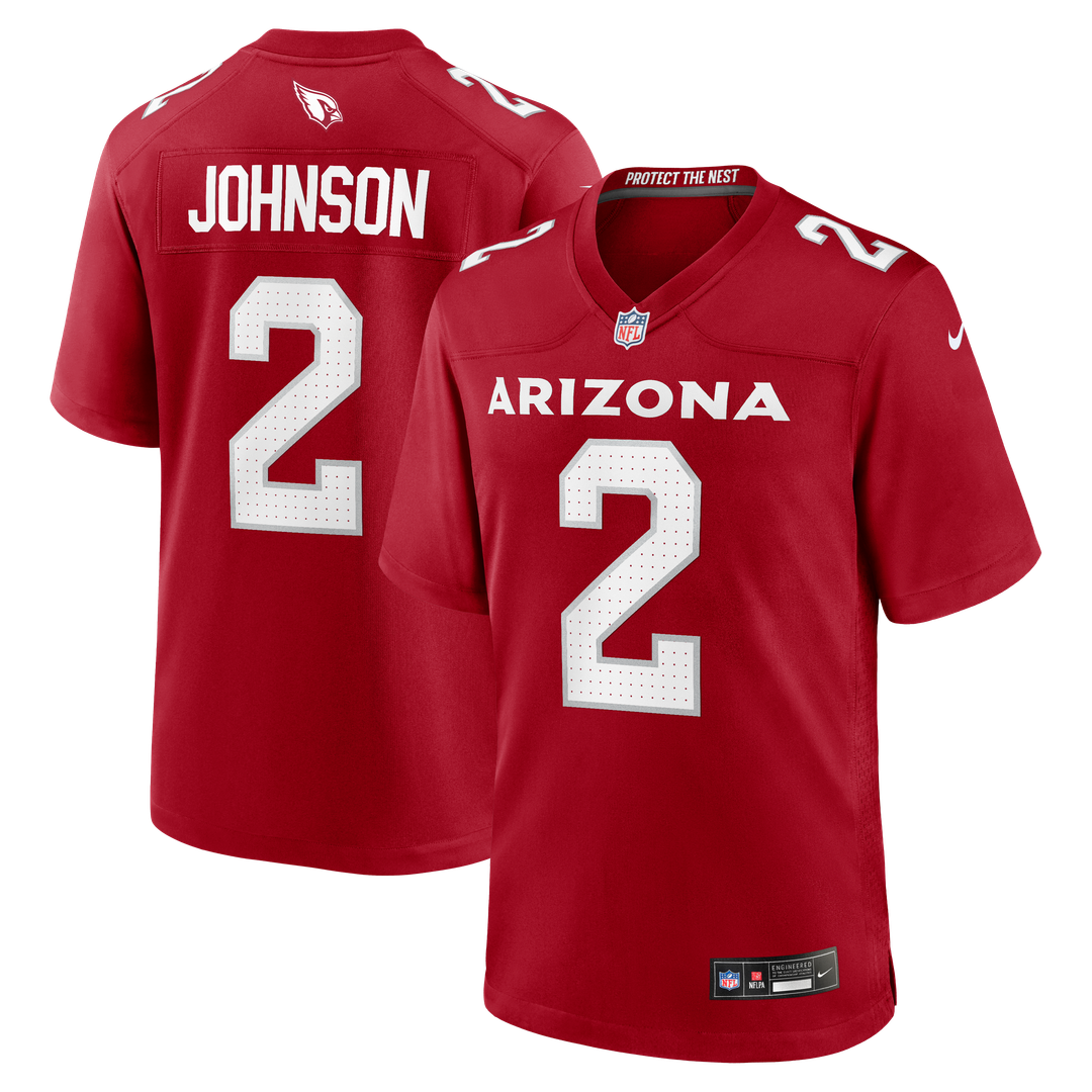 Will Johnson Arizona Cardinals Game Jersey - Cardinal