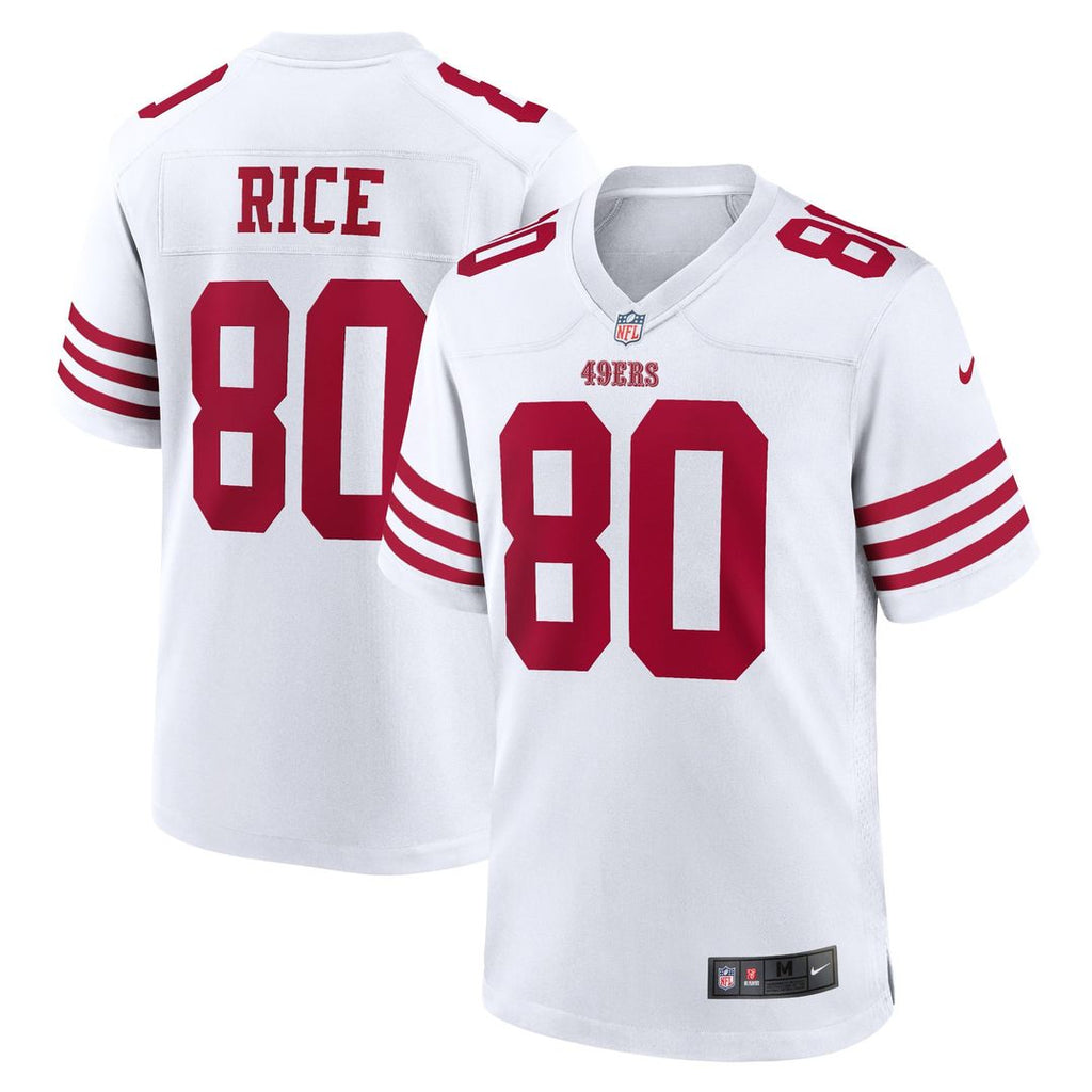 Jerry Rice San Francisco 49ers Game Jersey - White