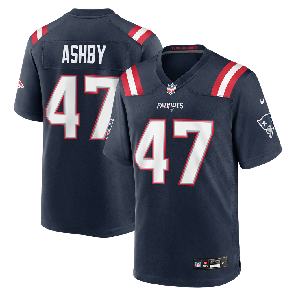 Julian Ashby New England Patriots Game Jersey - Navy