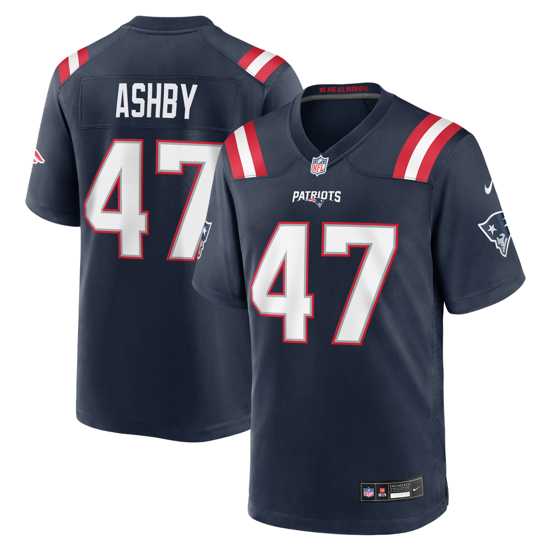Julian Ashby New England Patriots Game Jersey - Navy