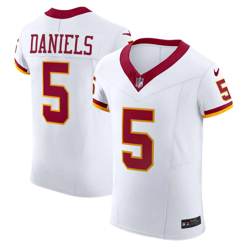 Jayden Daniels Washington Commanders Alternate 2 Super Bowl Era Vapor F.U.S.E. Elite Jersey - White