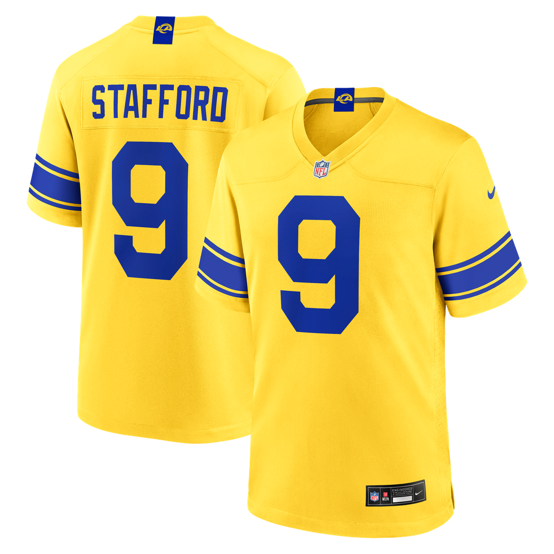 Matthew Stafford Los Angeles Rams Game Jersey - Classic Sol