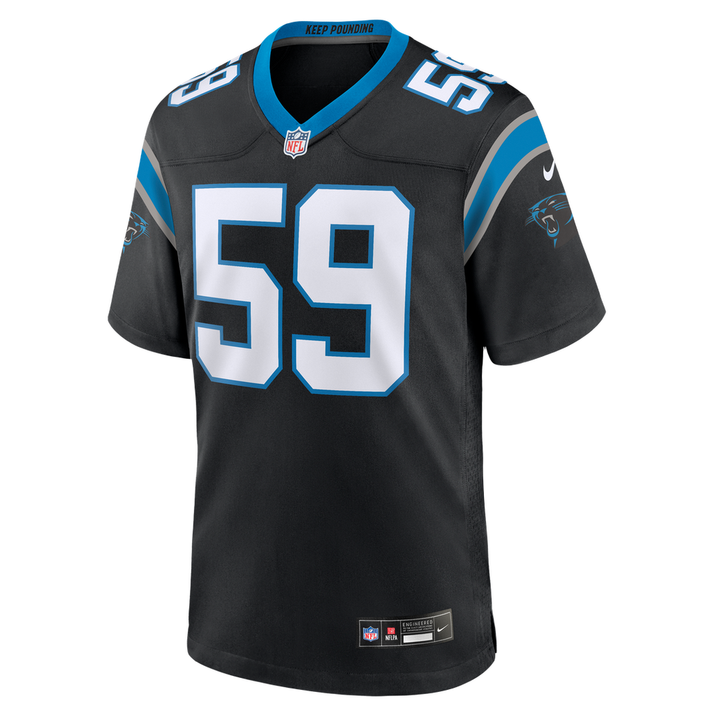 Luke Kuechly Carolina Panthers Game Jersey - Black