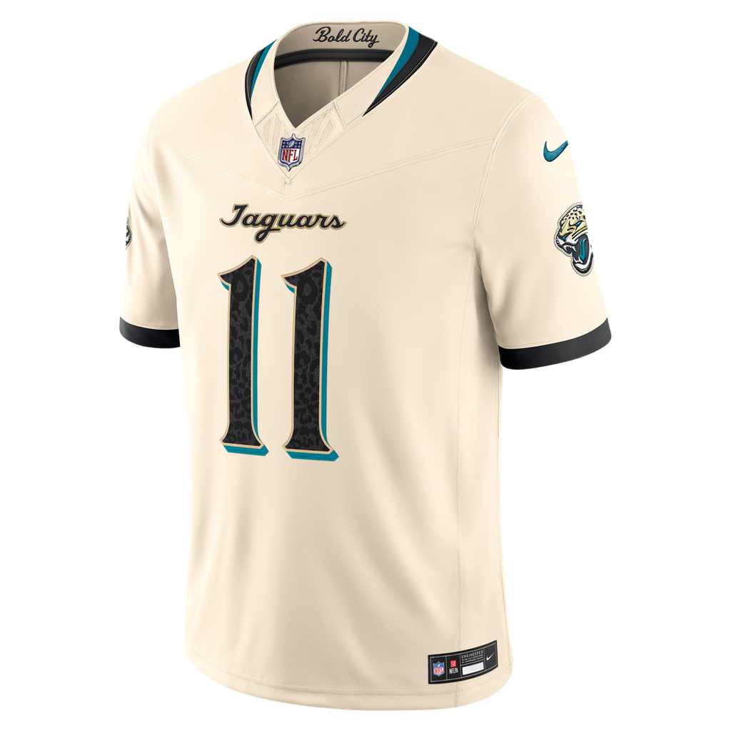 Parker Washington Jacksonville Jaguars 2026 Rivalries Collection Stitched Limited Jersey - Natural