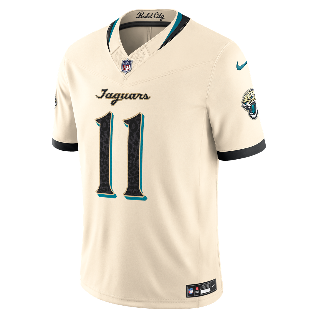 Parker Washington Jacksonville Jaguars 2026 Rivalries Collection Stitched Limited Jersey - Natural