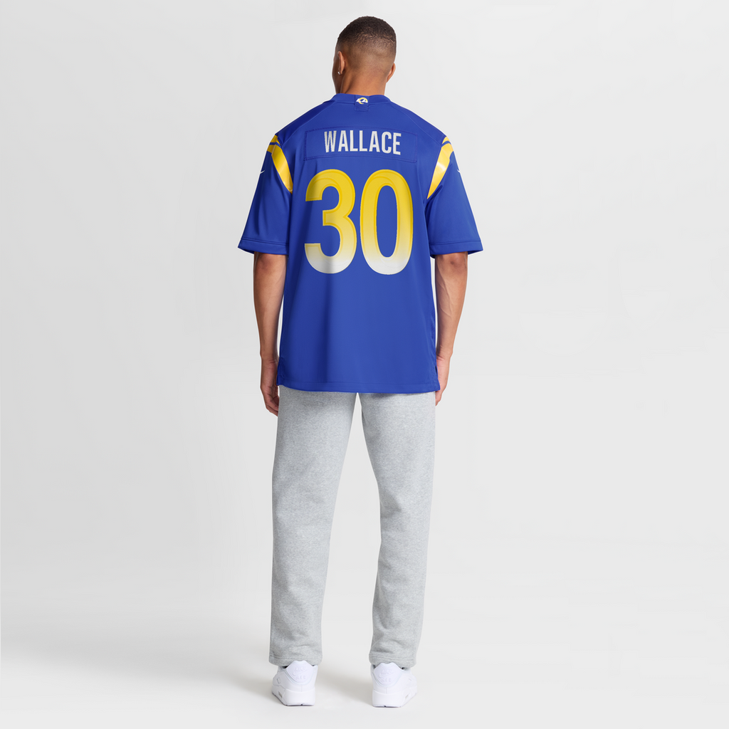 Josh Wallace Los Angeles Rams Game Jersey - Royal Blue