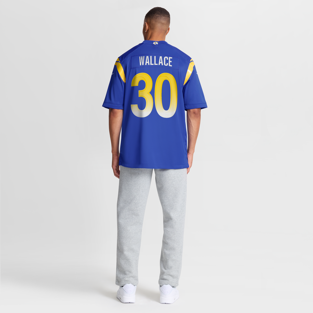 Josh Wallace Los Angeles Rams Game Jersey - Royal Blue