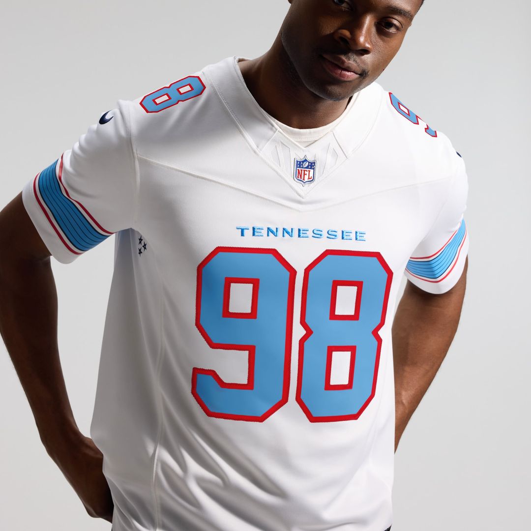 Jeffery Simmons Tennessee Titans Vapor F.U.S.E. Stitched Limited Jersey - White