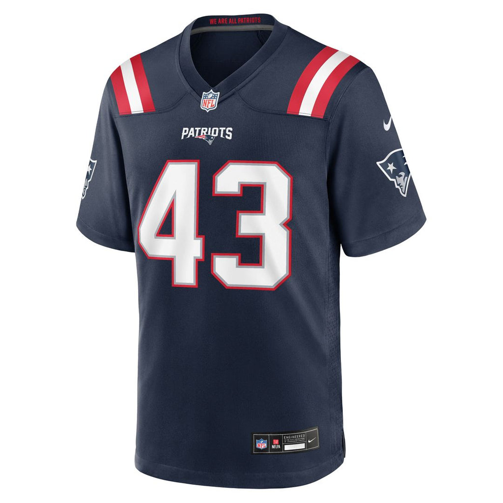 Bradyn Swinson New England Patriots Game Jersey - Navy