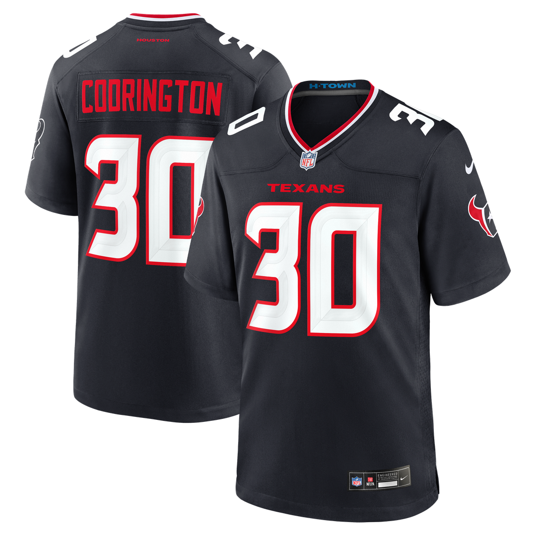 Brandon Codrington Houston Texans Game Jersey - Navy