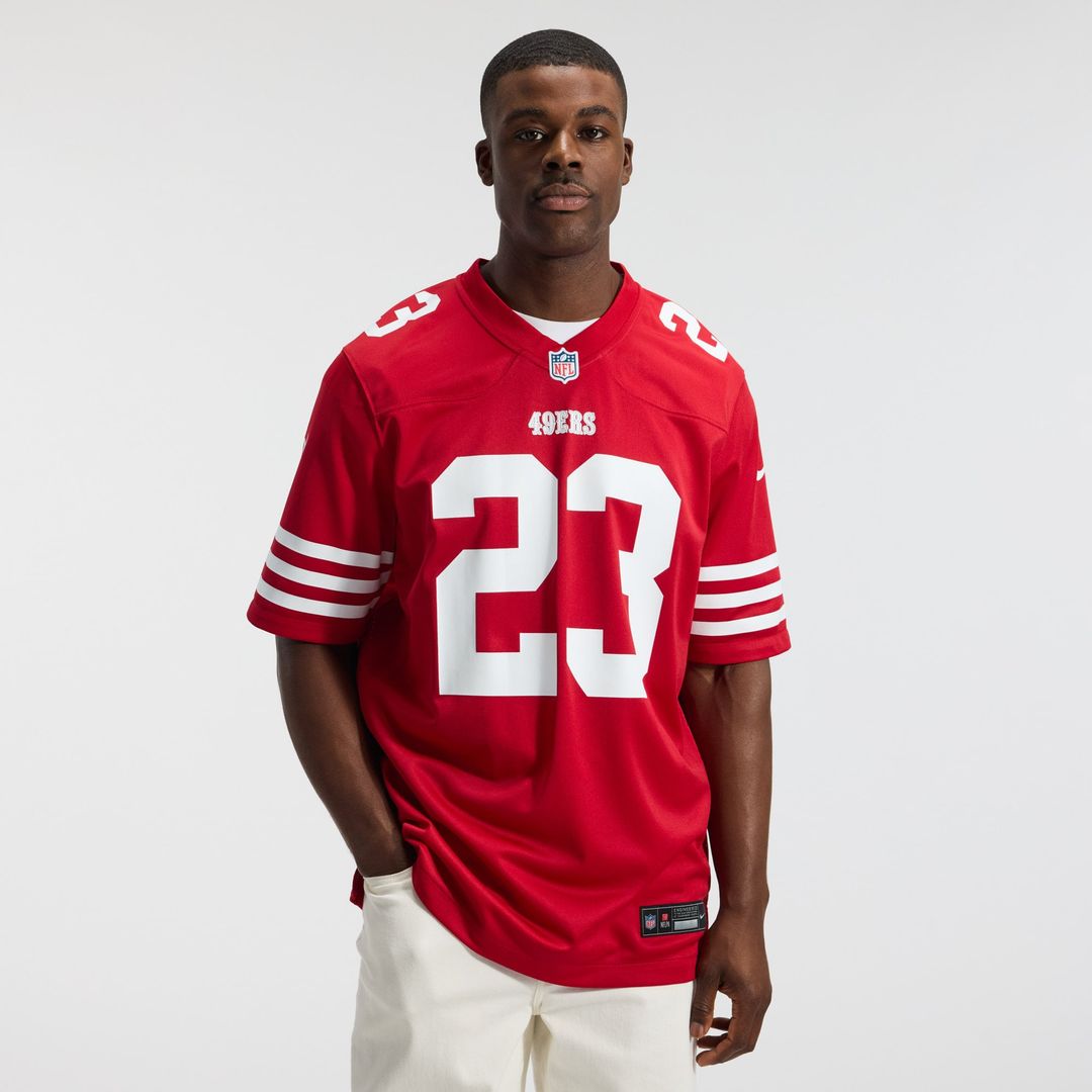 Christian McCaffrey San Francisco 49ers Game Jersey - Scarlet