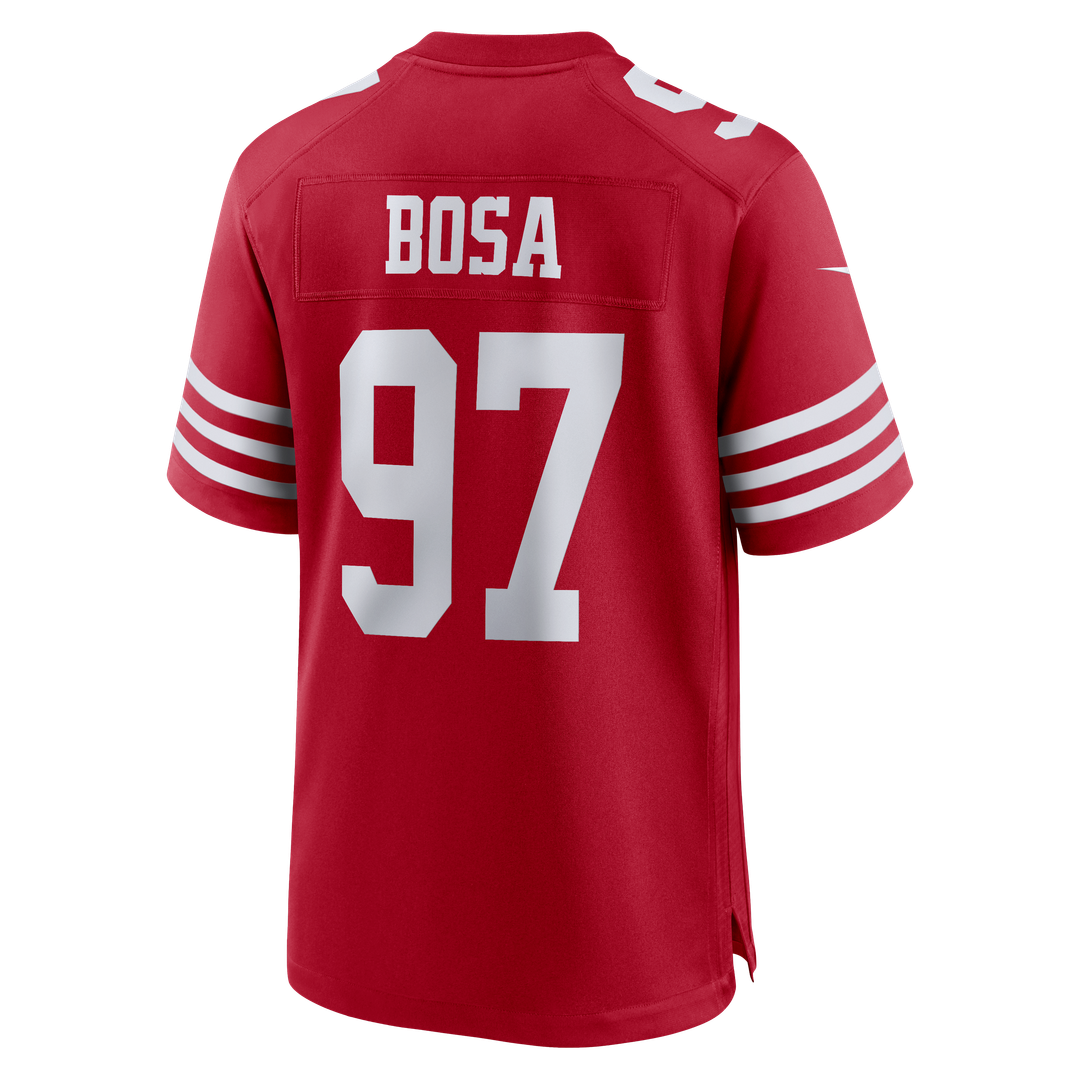 Nick Bosa San Francisco 49ers 80th Anniversary Game Jersey - Scarlet