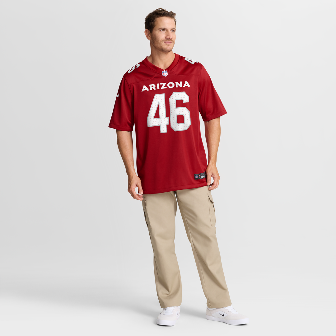 Aaron Brewer Arizona Cardinals Game Jersey - Cardinal