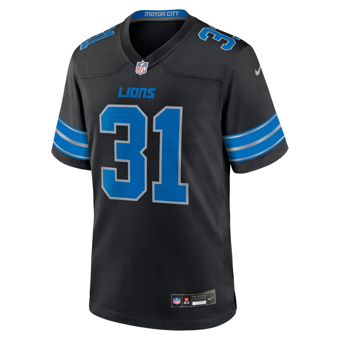 Kerby Joseph Detroit Lions Game Jersey - Blue