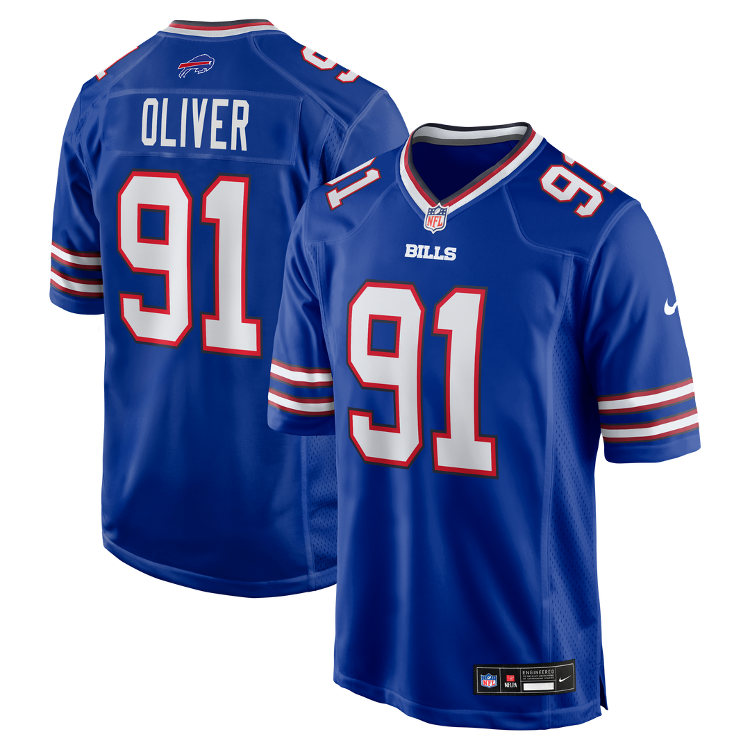 Ed Oliver Buffalo Bills Game Jersey - Royal Blue