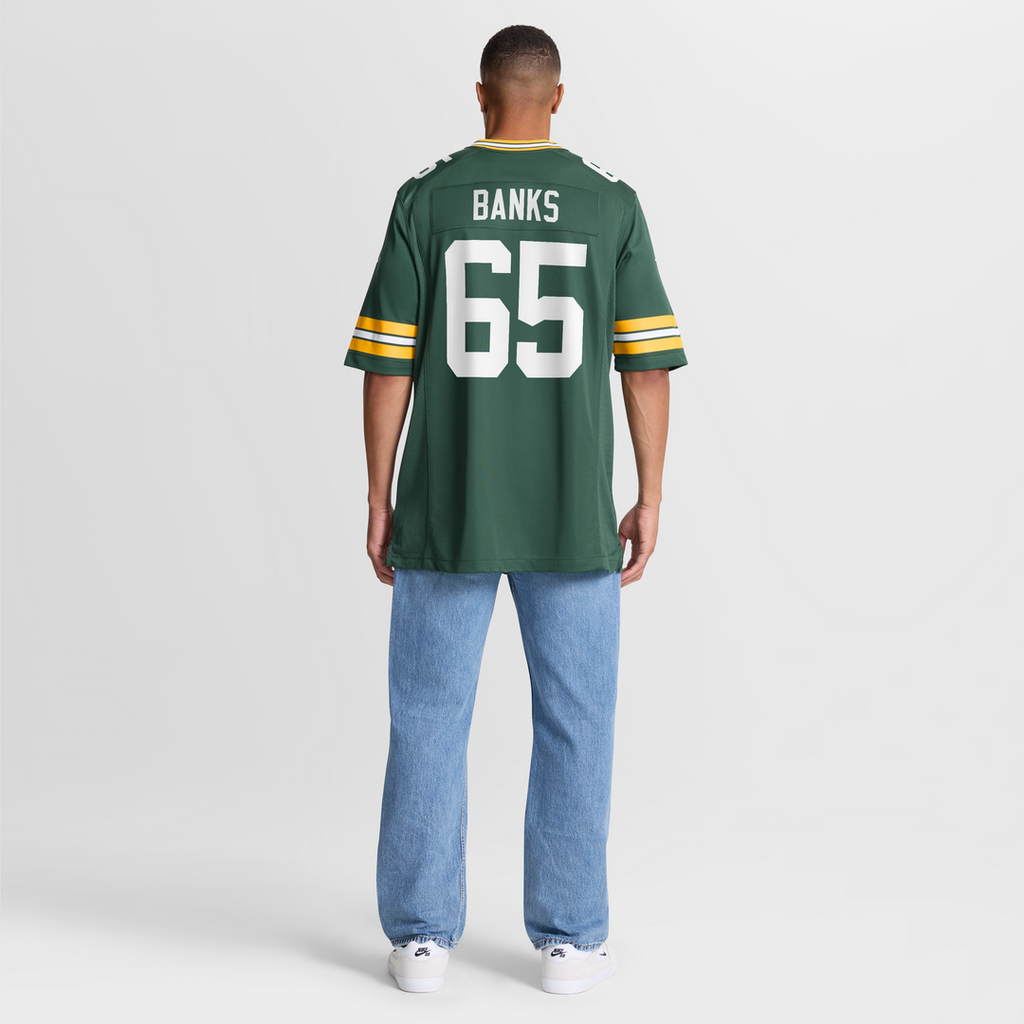 Aaron Banks Green Bay Packers Game Jersey - Green