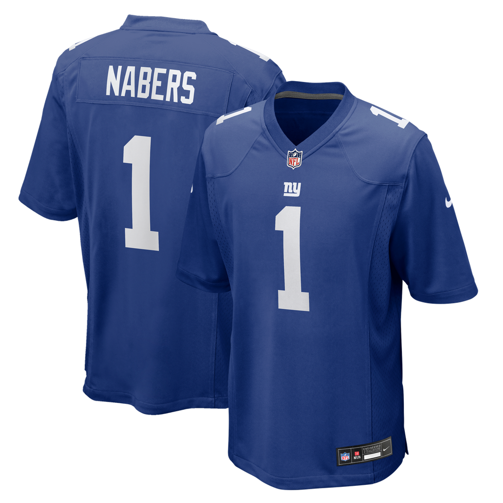 Malik Nabers New York Giants Game Jersey - Royal Blue