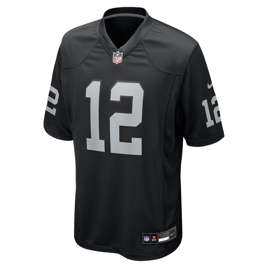 Ken Stabler Las Vegas Raiders Game Jersey - Black