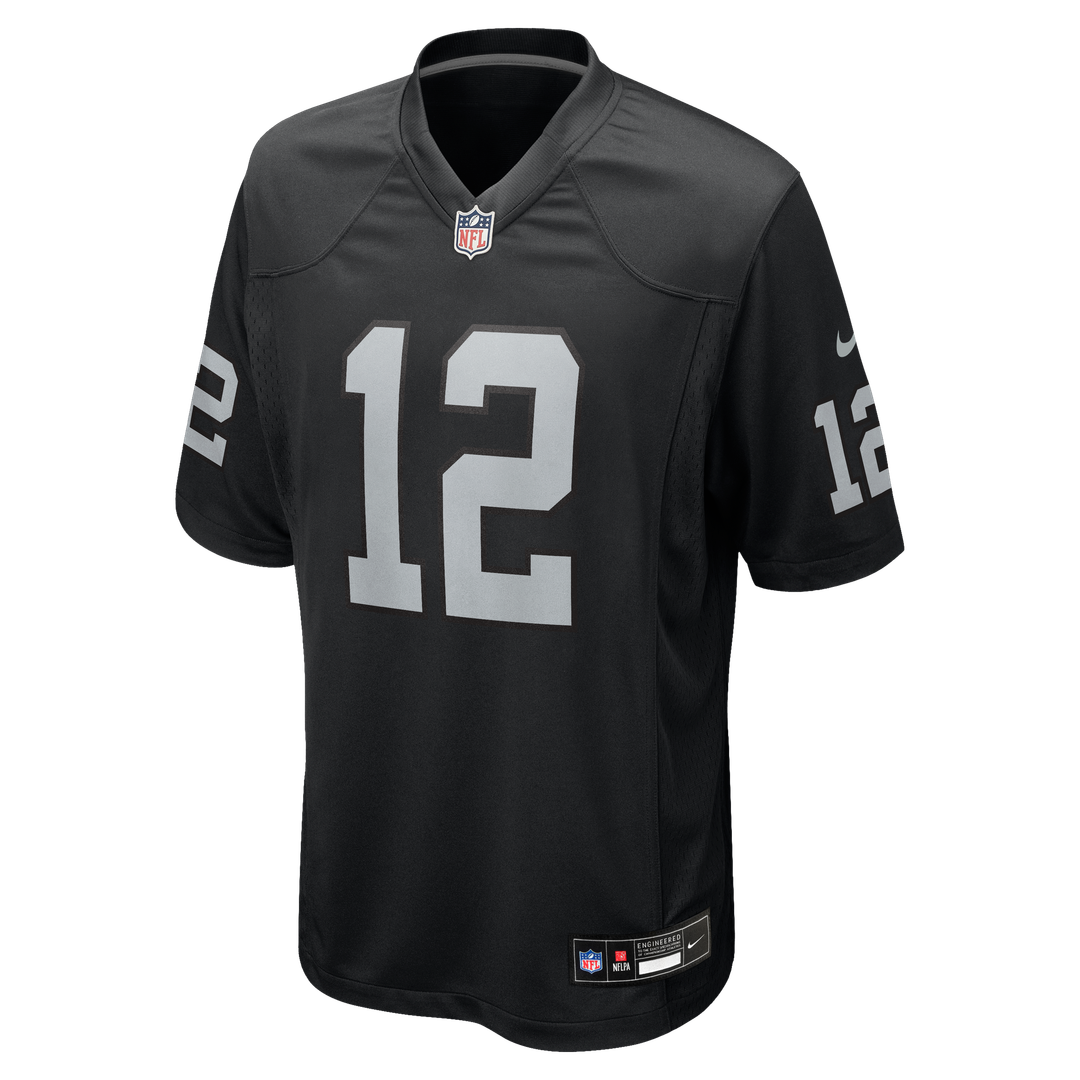 Ken Stabler Las Vegas Raiders Game Jersey - Black