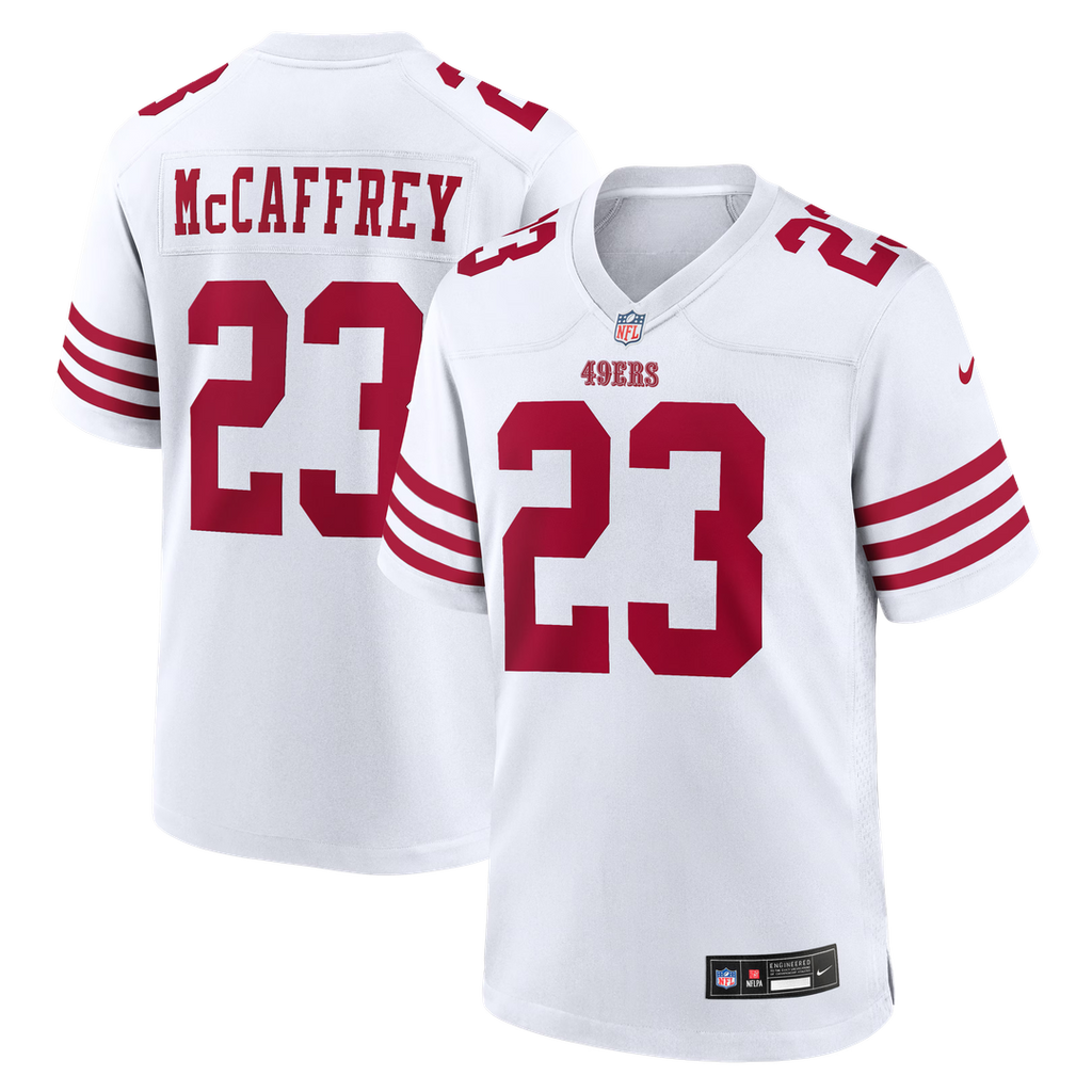 Christian McCaffrey San Francisco 49ers Game Jersey - White