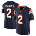 Pat Surtain II Denver Broncos Alternate Vapor F.U.S.E. Stitched Limited Jersey - Navy