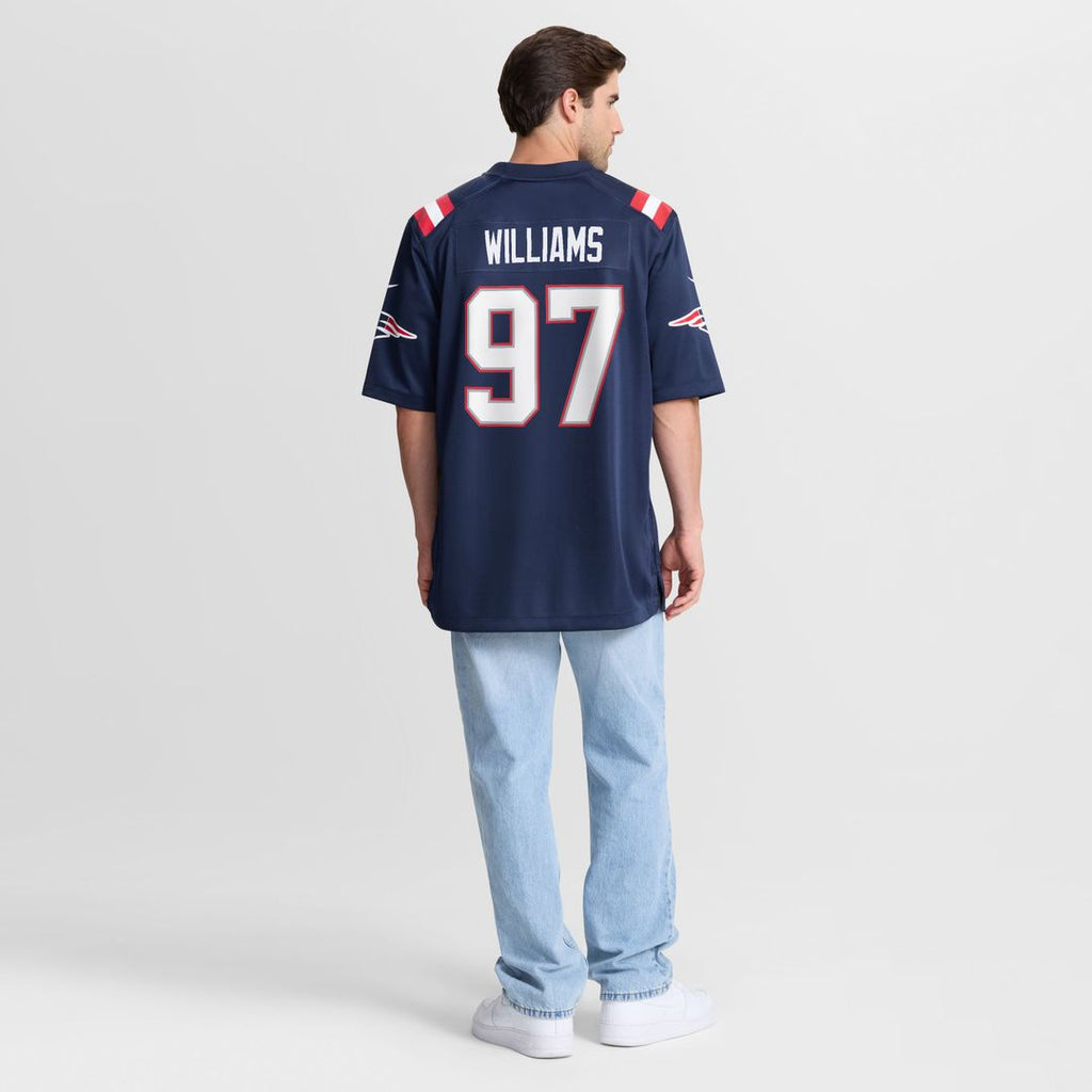 Milton Williams New England Patriots Game Jersey - Navy