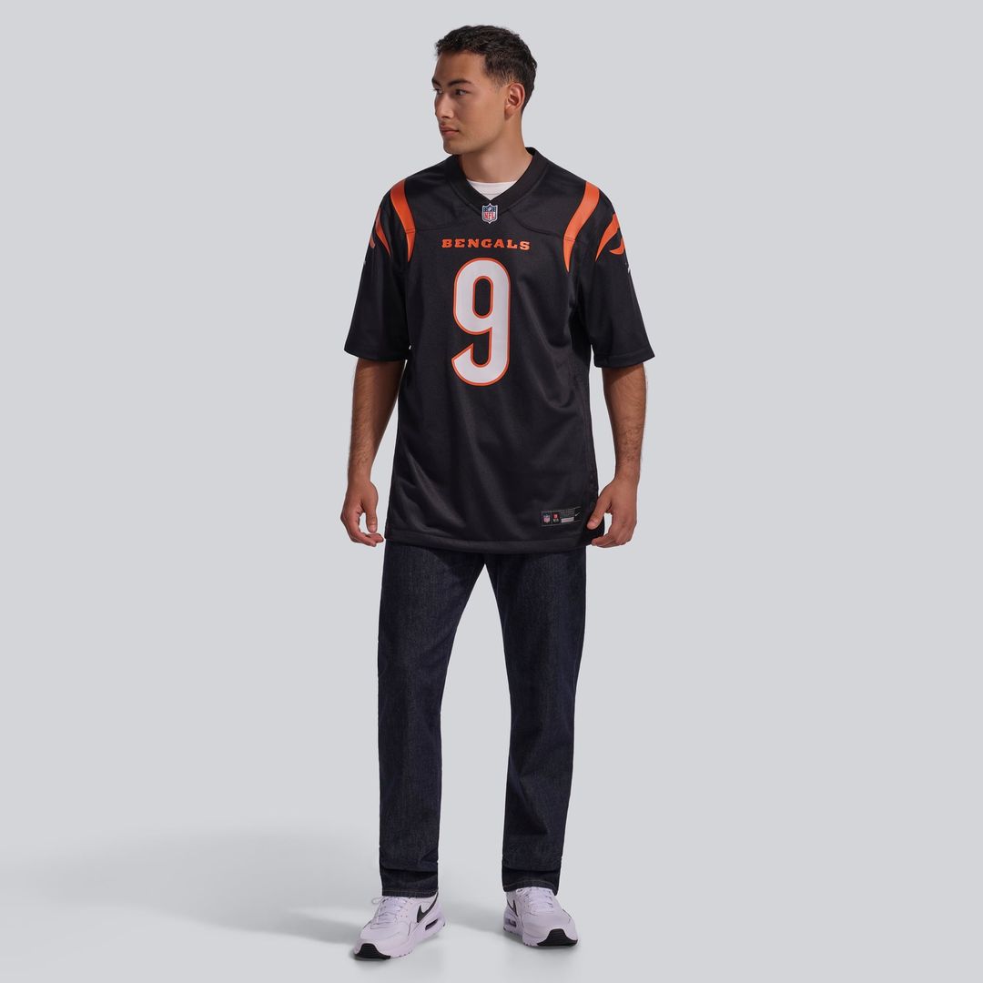Joe Burrow Cincinnati Bengals Game Jersey - Black
