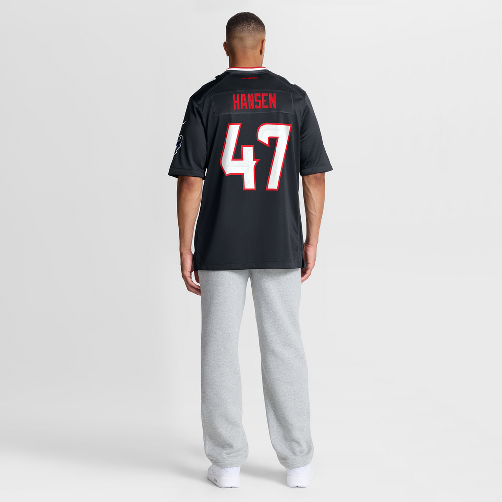 Louis Hansen Houston Texans Game Jersey - Navy